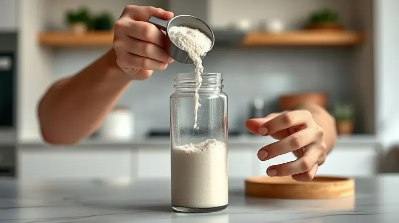 Pessoa preparando um shake de whey, ilustrando como e quando tomar o whey protein zero lactose para melhores resultados.