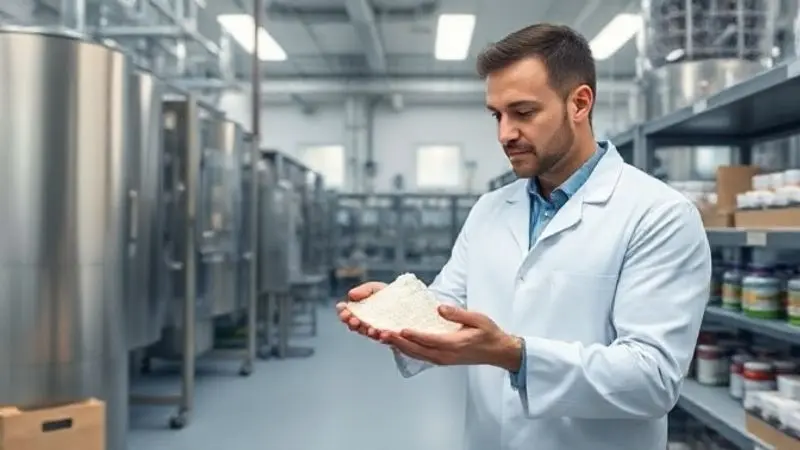 Laboratório de suplementos moderno e limpo, representando a confiabilidade e o controle de qualidade da marca Optimum Nutrition.