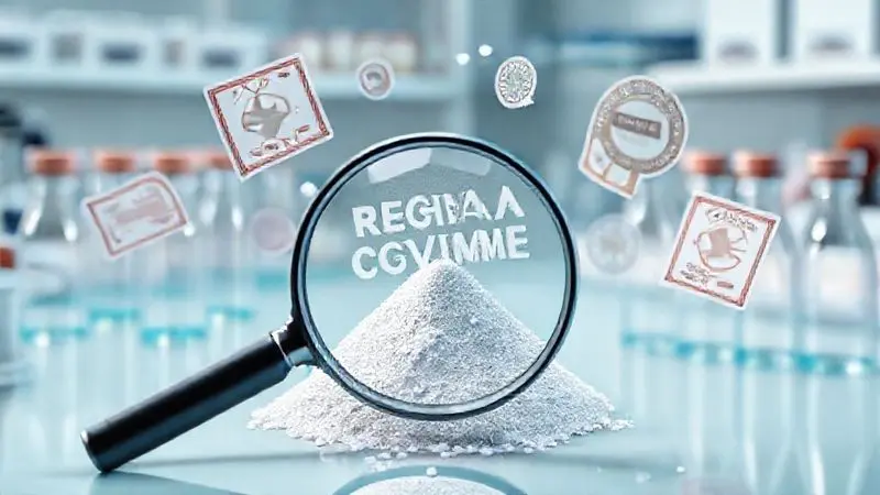 Conceito de análise regulatória e controle de qualidade de suplementos alimentares