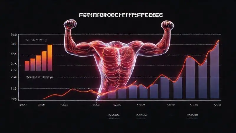 Representação visual dos benefícios da creatina para performance atlética e recuperação muscular