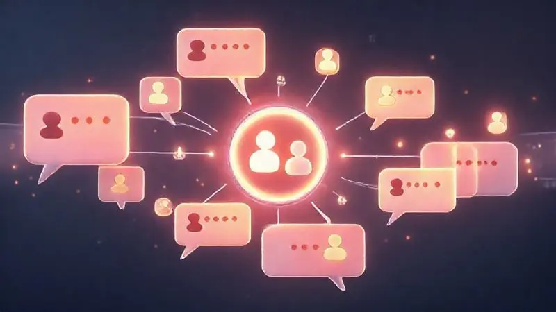 Ilustração conceitual representando feedback coletivo e experiências de usuários sobre suplemento