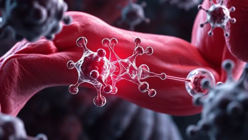 Ilustração conceitual do funcionamento da creatina no organismo e produção de energia muscular