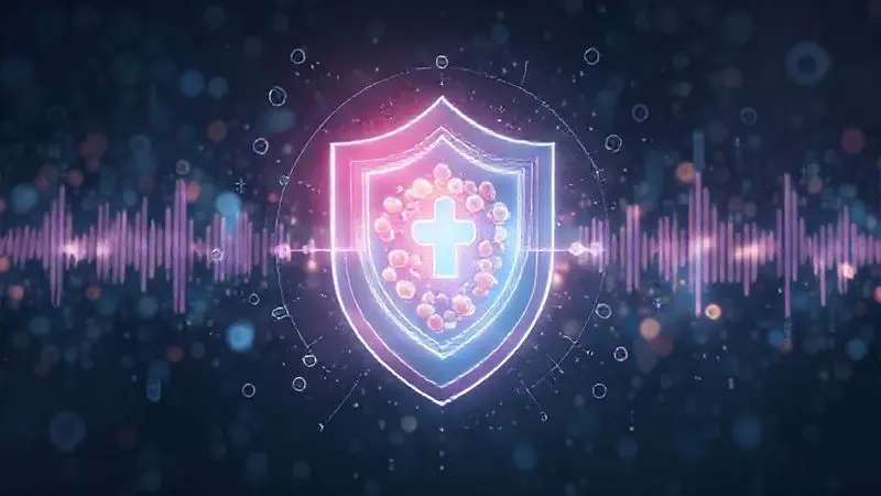 Visualização conceitual de segurança e equilíbrio no uso de suplementação nutricional