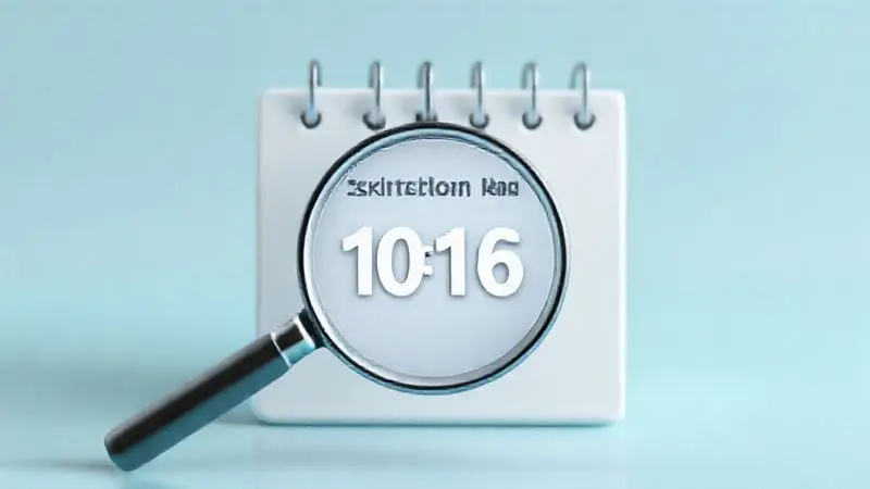 Calendário científico ilustrando conceito de validade de produtos e prazos de expiração